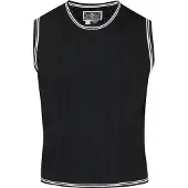 Dreimaster Maritim Top de malha 'Nautical' preto / branco