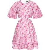 Dreimaster Vestido de cocktail orquídea / rosa / amora / branco
