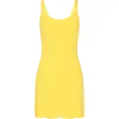 Mymo Vestido de malha amarelo