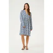 Kaffe Vestido mistura de cores