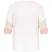 Usha Camisa 'Fashion Look' menta / cor-de-rosa / branco