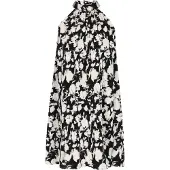 Faina Vestido de verão 'Fashion Look' creme / preto