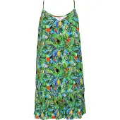 Mymo Vestido de verão 'Spring Summer' azure / verde / lima / vermelho