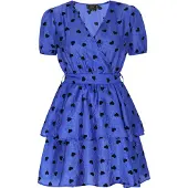 Faina Vestido de cocktail 'Fashion Look' azul / preto