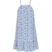 Mymo Vestido de verão azul real / verde / roxo / branco