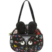 MyMo Pop Mala de ombro 'Pop Eyetheme' roxo / vermelho / preto / branco