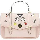 Mymo Mochila 'Pop Eyetheme' rosa claro / preto / offwhite
