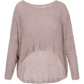 Usha Pullover 'Fashion Look' bege escuro