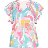 Usha Blusa 'Fashion Look' mistura de cores