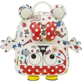 Mymo Mochila 'Pop Eyetheme' azul / amarelo / vermelho / branco