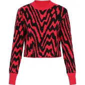 Mymo Pullover vermelho / preto