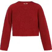 MyMo ROCKS Pullover vermelho escuro