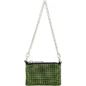 Faina Mala de ombro verde / preto