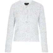 Faina Casaco de malha azul / vermelho / branco