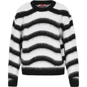 MyMo ROCKS Pullover preto / branco