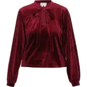 Usha Blusa borgonha