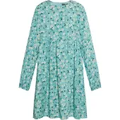 Dreimaster Vestido turquesa / amarelo / verde escuro / branco