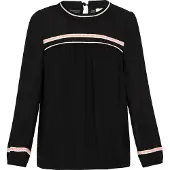 IZIA Blusa mistura de cores / preto