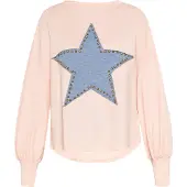 Usha Camisa azul / pó