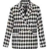 Faina Blazer cinzento / preto / branco