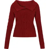 Faina Pullover vermelho