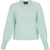 Faina Pullover verde claro