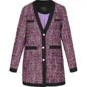 Faina Blazer rosa / púrpura / preto