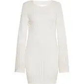 Ebeeza Vestido branco lã