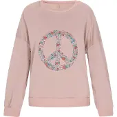 IZIA Pullover verde / cor-de-rosa / magenta