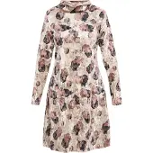 Usha Vestido bege / rosa escurecido / preto
