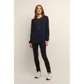 Kaffe Blusa 'Karla' azul noturno