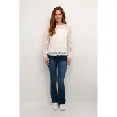 Cream Blusa 'Kit' branco
