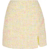 IZIA Saia 'Spring Summer' verde / lima / rosa