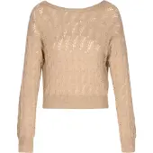 Dreimaster Pullover bege escuro
