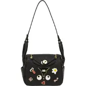 MyMo Pop Mala de ombro 'Pop Eyetheme' ouro / vermelho / preto / branco