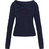 Faina Pullover azul escuro