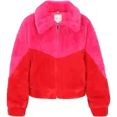 IZIA Casaco meia-estação fúcsia / vermelho