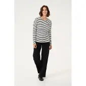 Kaffe Camisa 'KALiddy' preto / branco