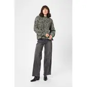Kaffe Pullover preto / branco