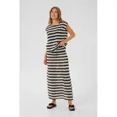 Kaffe Blusa 'KAMolin' preto / branco