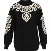 Usha Pullover creme / preto