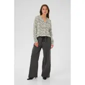 Kaffe Blusa 'KADitte' champanhe / preto