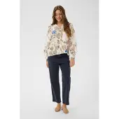 Cream Blusa 'CRLucia' bege / azul / castanho / verde