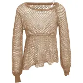 Mymo Pullover bege claro