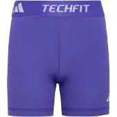 Adidas Calças de desporto 'TECHFIT SHORT' roxo / branco