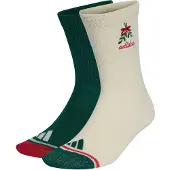 Adidas Meias de desporto 'XMAS' marfim / verde escuro / vermelho