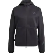Adidas Casaco de treino em moletão 'Z.N.E.' antracite / preto