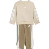 Adidas Fato de treino 'Essentials' creme / castanho claro / branco