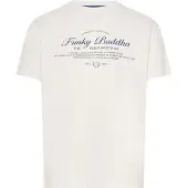 Funky Buddha Camisa ecru / navy