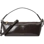 Calvin Klein Mala de ombro castanho escuro